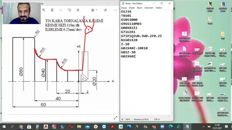 cnc torna g71 çevrimi örnek|cnc torna programı örneği.